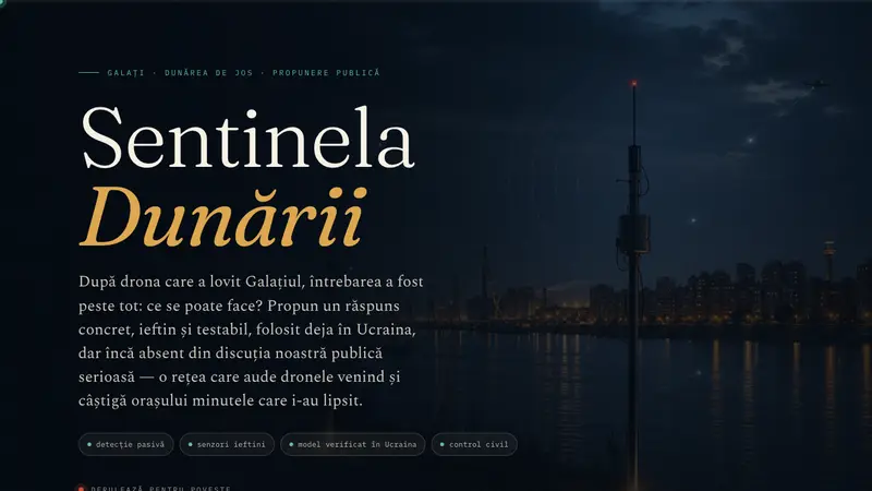 Captură din Sentinela Dunării