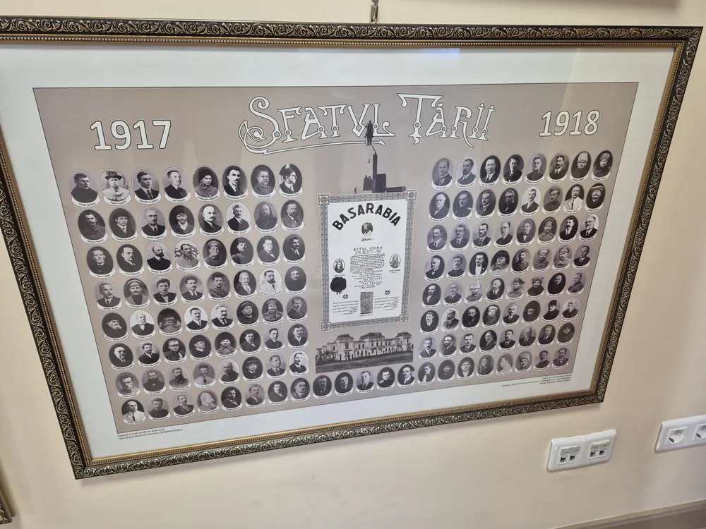 Deputații Sfatului Țării, adunarea basarabeană care a votat unirea cu România la 27 martie 1918 (9 aprilie după calendarul nou).