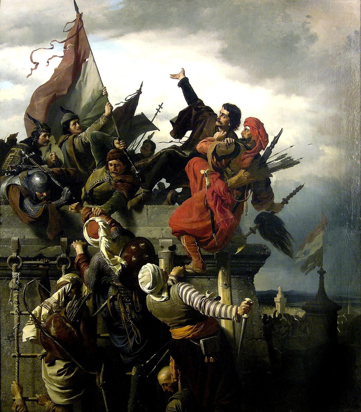 S. Wagner, „Jertfa lui Titusz Dugovics”, 1859: o pictură despre o legendă — numele nu apare în izvoarele contemporane.