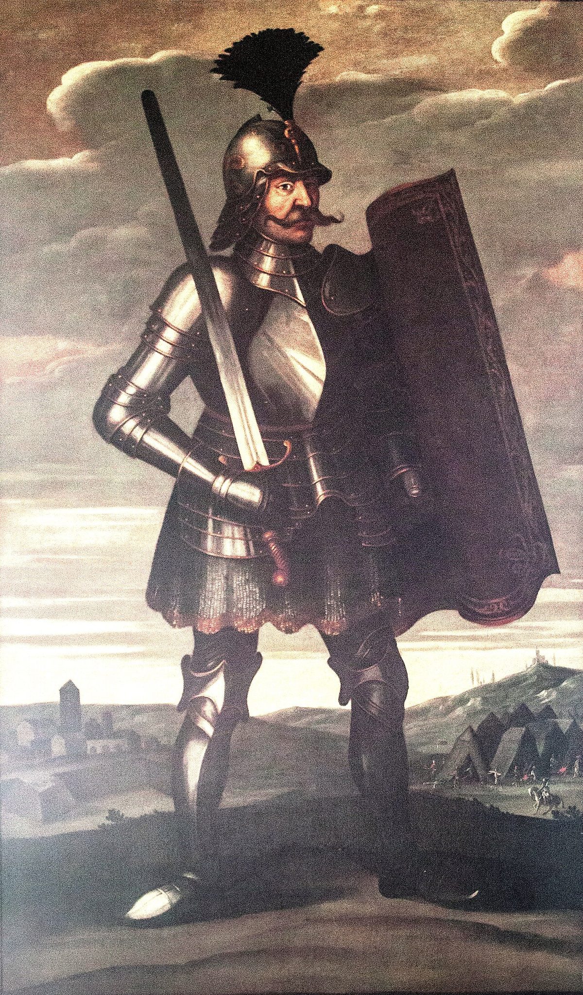 Iancu de Hunedoara, căpitan-general al Ungariei: portret de pictor necunoscut.