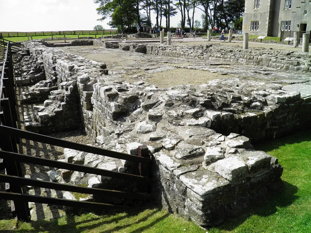 Birdoswald Roman Fort, on Hadrian’s Wall.