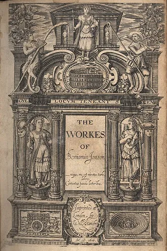 Title page of Ben Jonson’s Workes (1616), which print Epicoene.