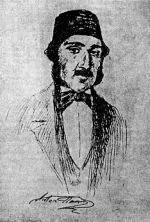 Portret gravat al lui Anton Pann