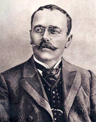 Portret de epocă al lui Ion Luca Caragiale