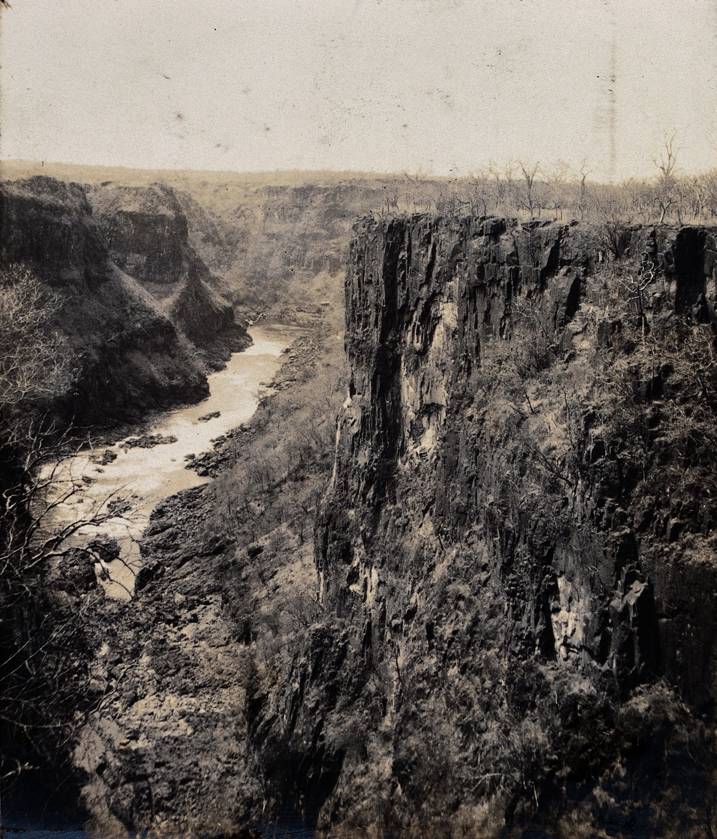 Cheile Batoka în 1905, fotografiate de Prof. Davis