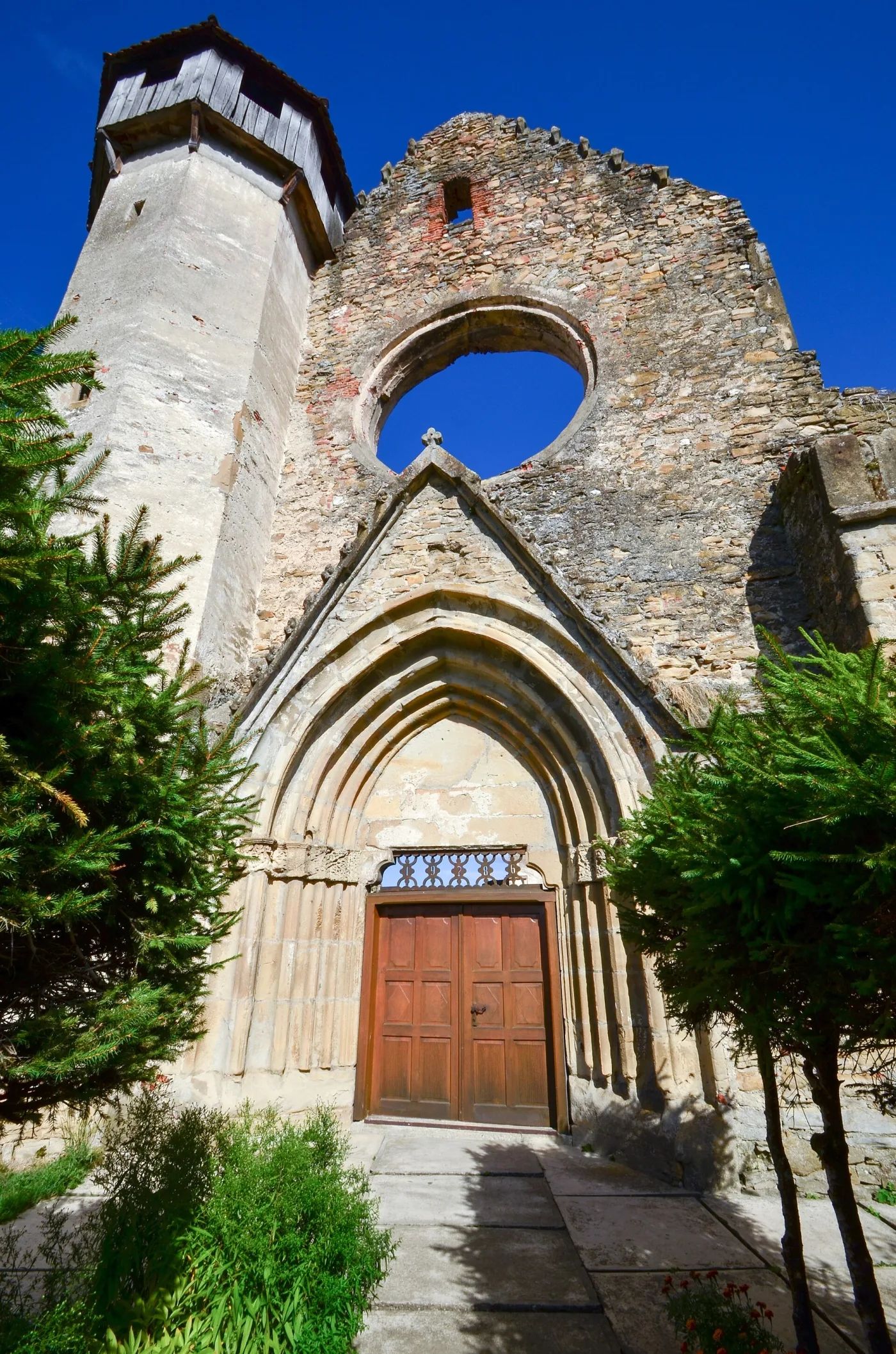 The Cistercian abbey at Cârța, dissolved by Matthias Corvinus on 27 February 1474.