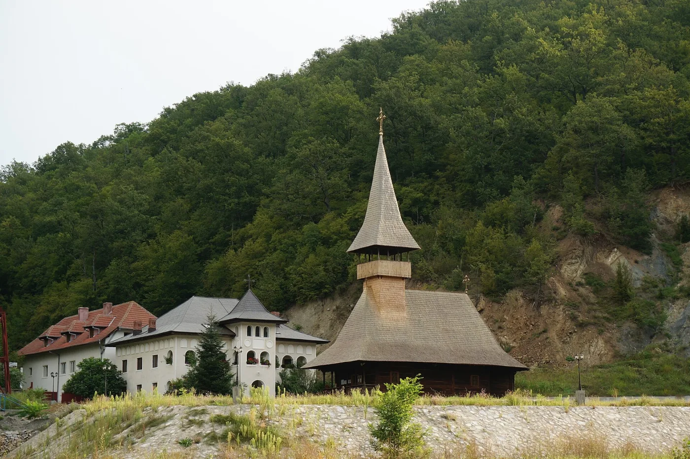 The ruins at Vodița, Nicodim's first foundation in Wallachia, named in a document of 1374.