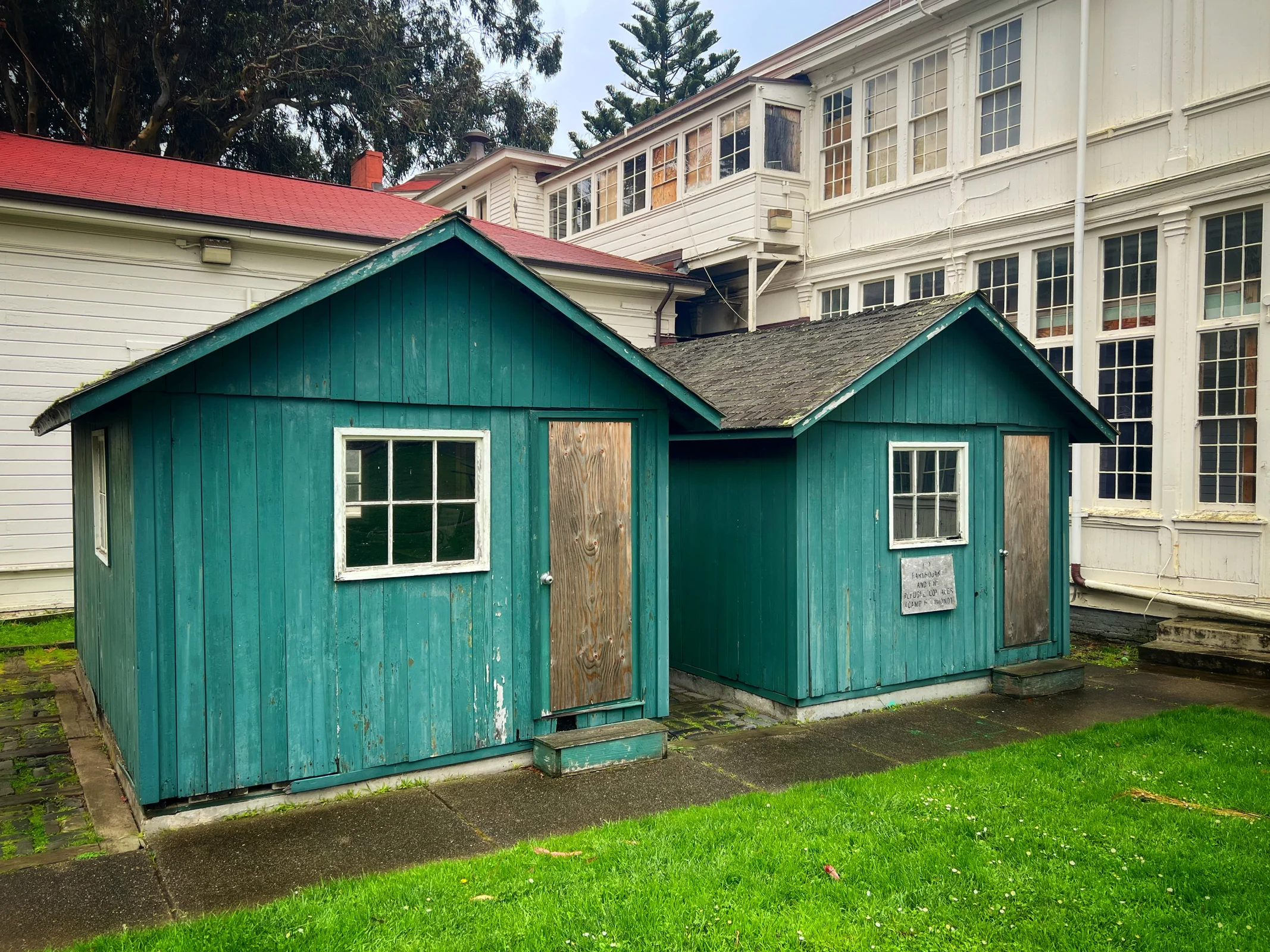 Preserved Presidio cottages connected with the relief program.