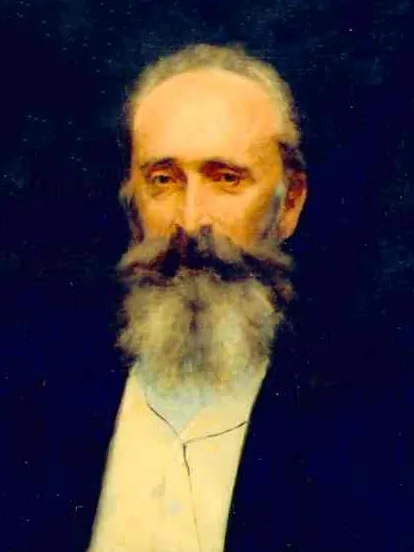 Bogdan Petriceicu Hasdeu, painted by G. D. Mirea.