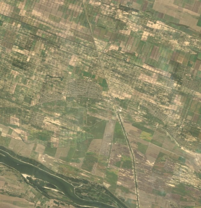The summer's Landsat frame.