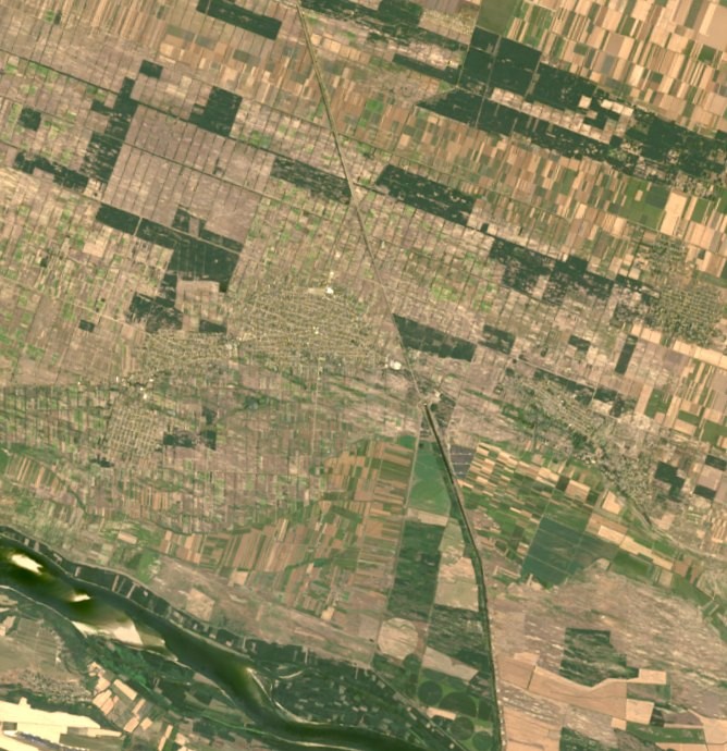 The summer's Landsat frame.