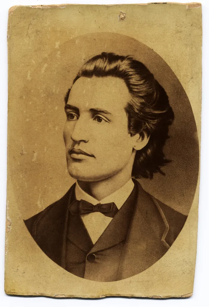 Portretul lui Mihai Eminescu la tinerețe