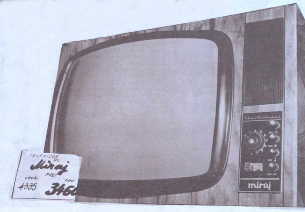 Televizor Miraj din 1972