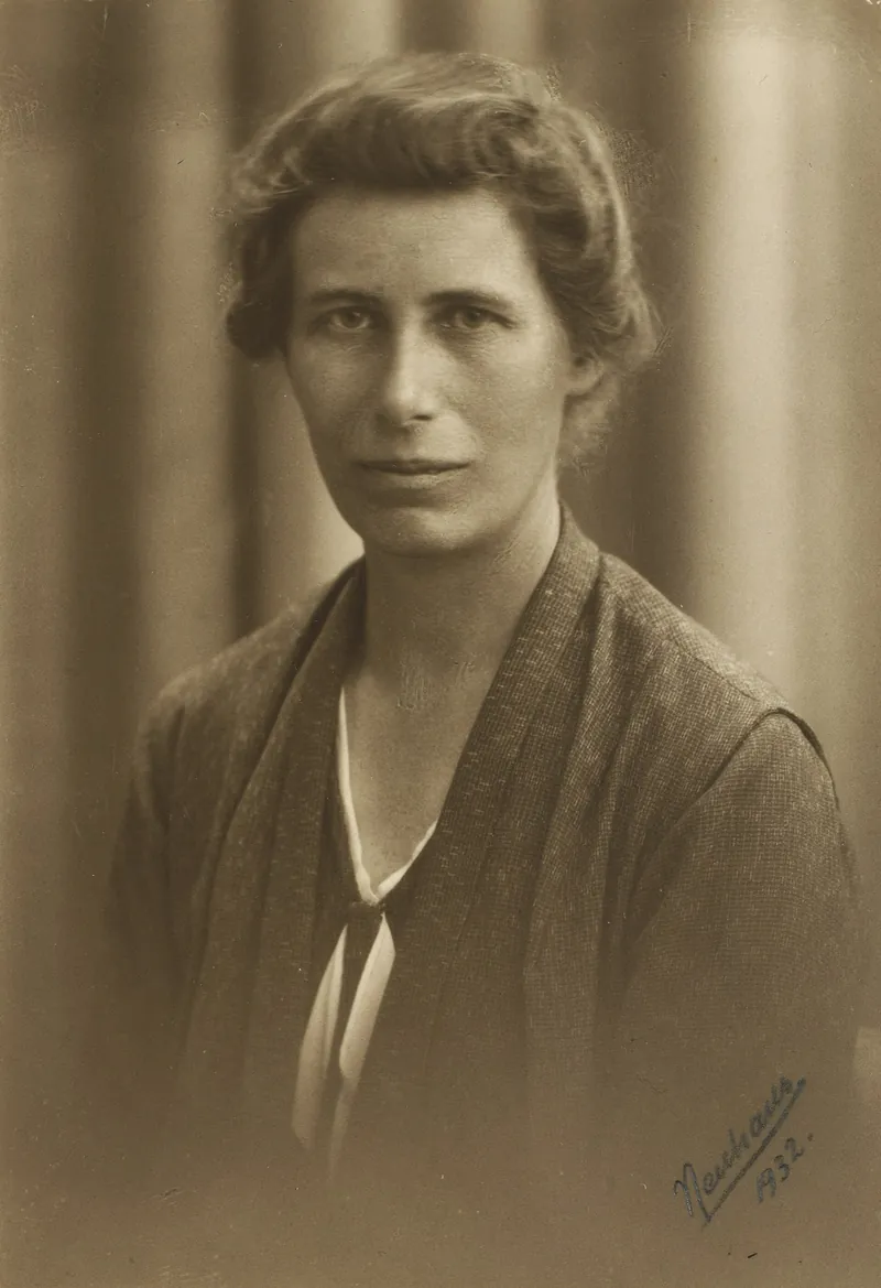 Portrait photograph of the seismologist Inge Lehmann in 1932