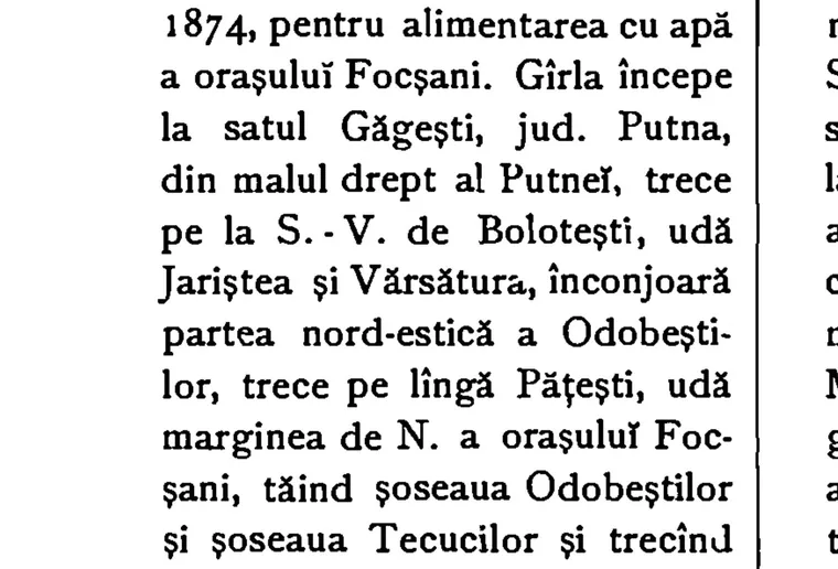Intrarea Căcaina din dicționarul geografic, pagina 242