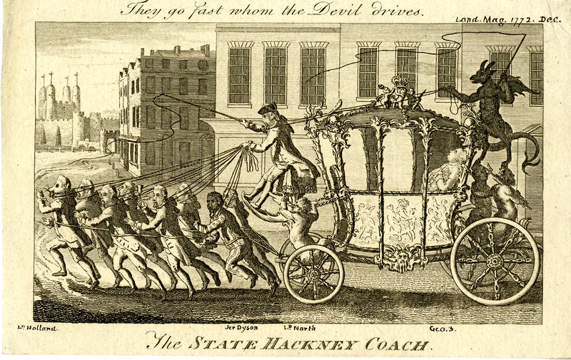 Trăsură de paradă alegorică, cu vizitiu
