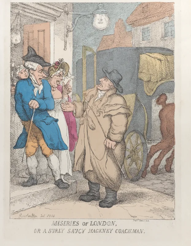 Birjarul ursuz al lui Rowlandson, 1814