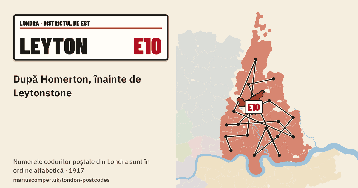 După Homerton, înainte de Leytonstone