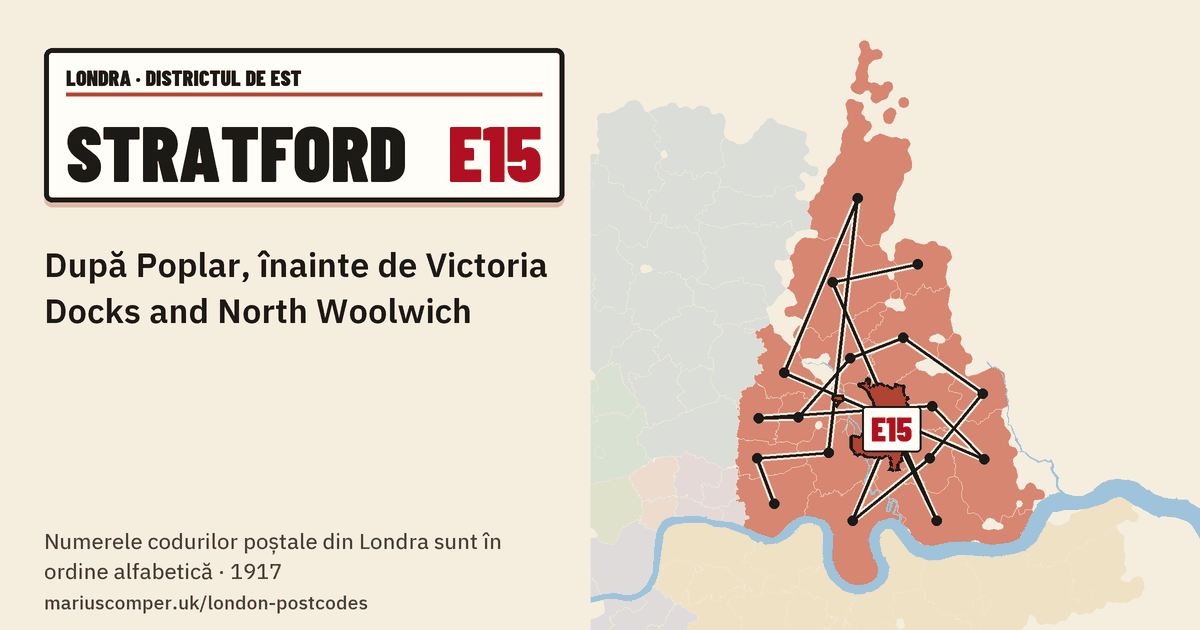 După Poplar, înainte de Victoria Docks and North Woolwich