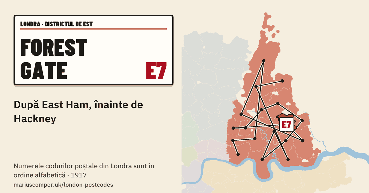 După East Ham, înainte de Hackney