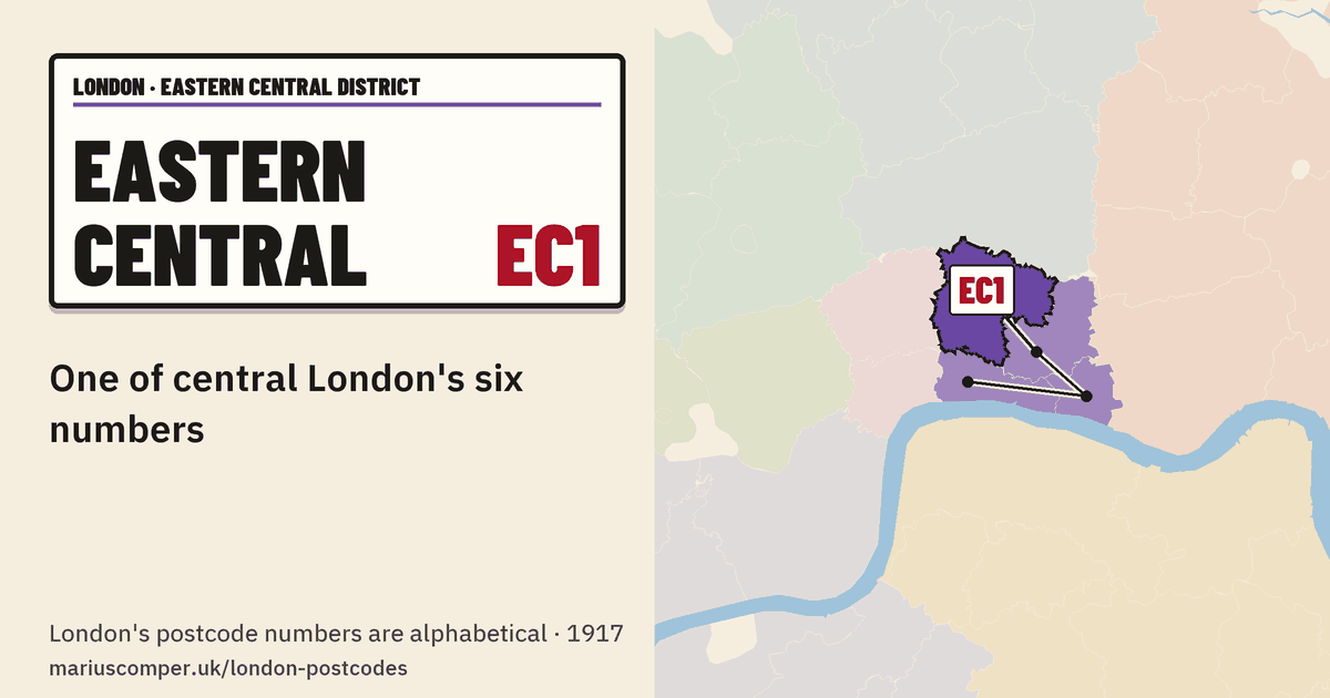 One of central London's six numbers