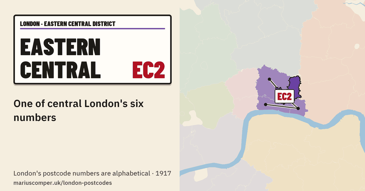 One of central London's six numbers