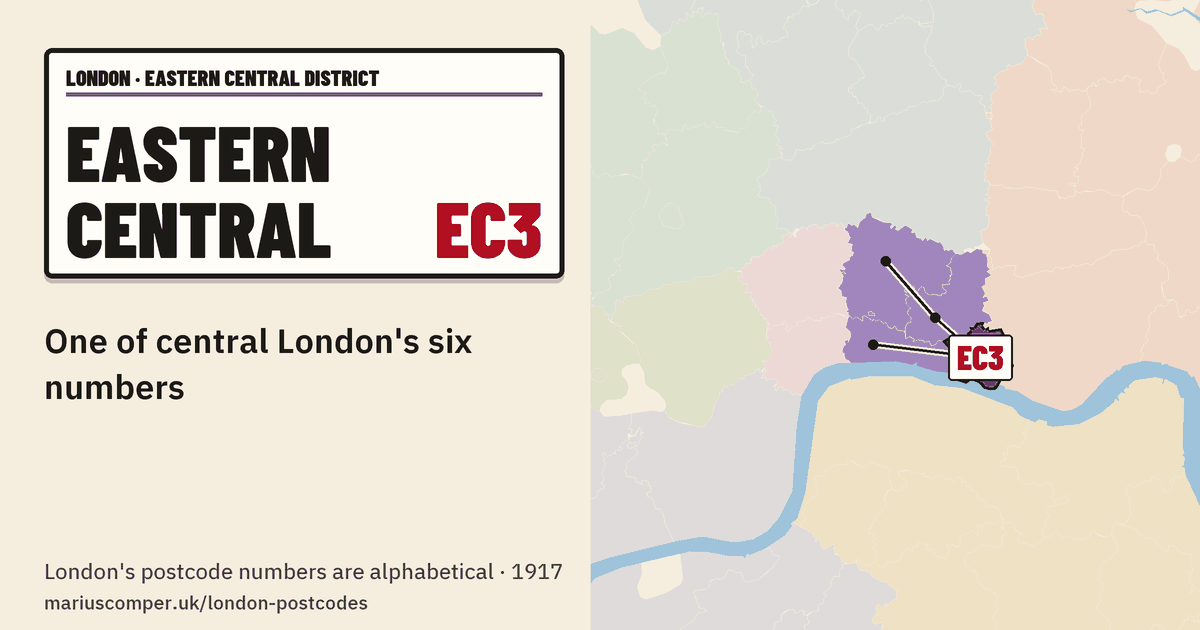One of central London's six numbers