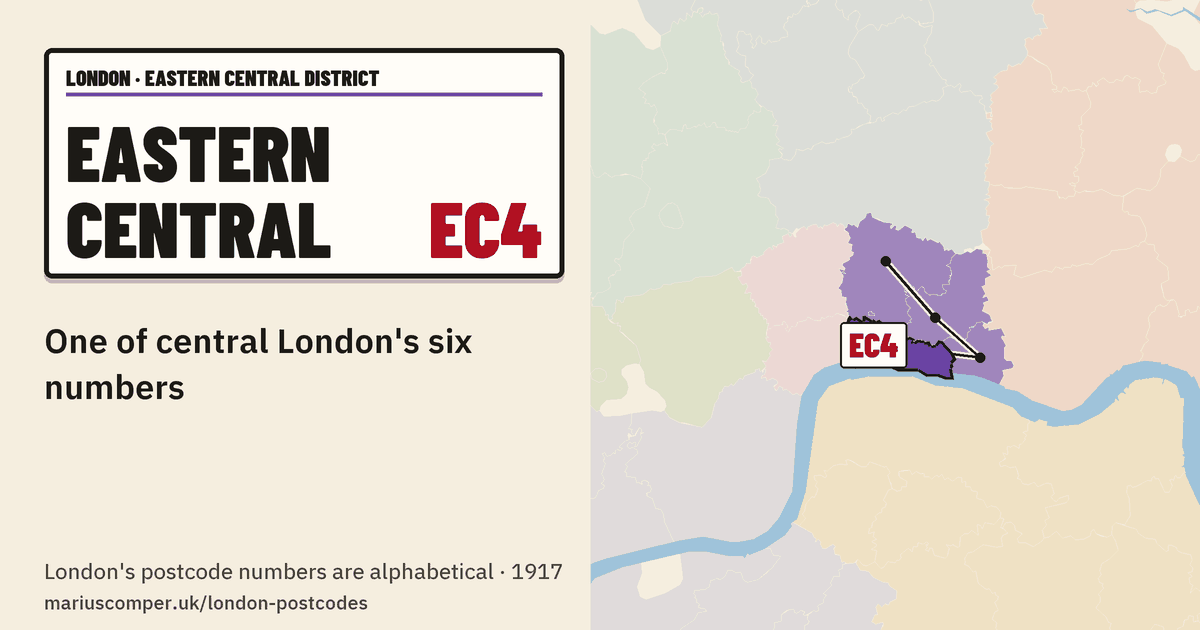 One of central London's six numbers