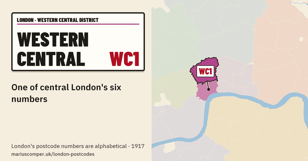 One of central London's six numbers