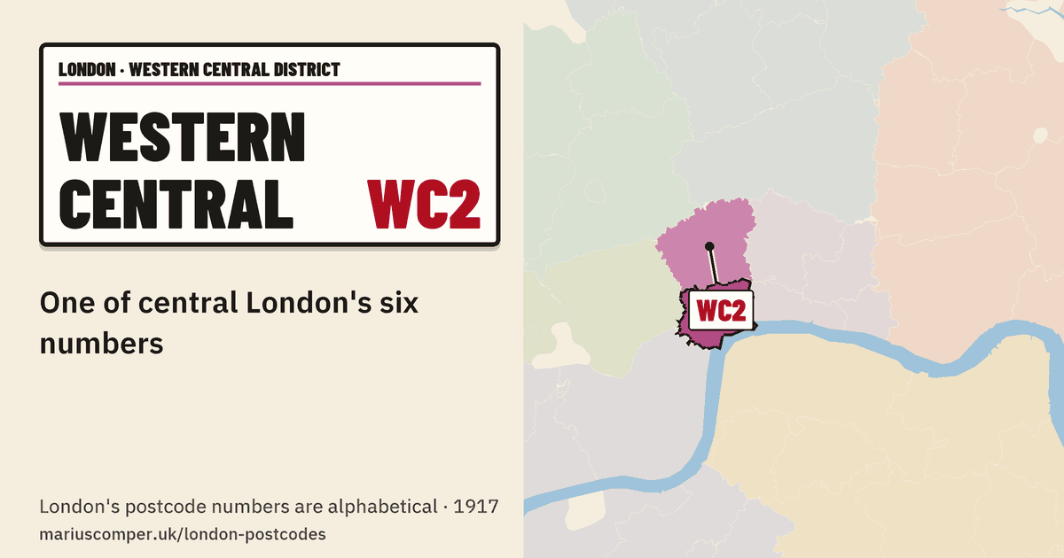 One of central London's six numbers
