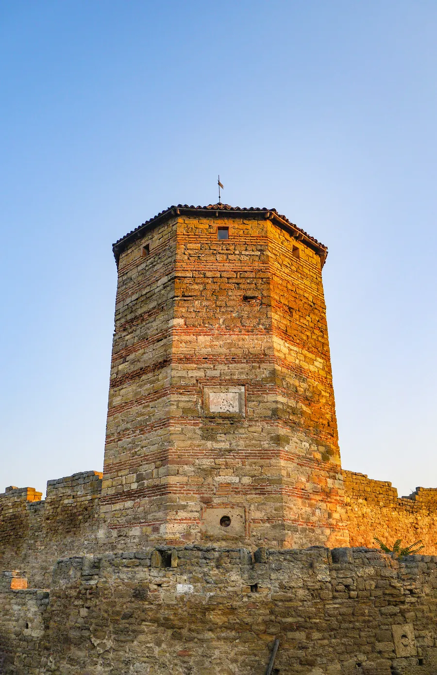 Cetatea Albă văzută dinspre liman
