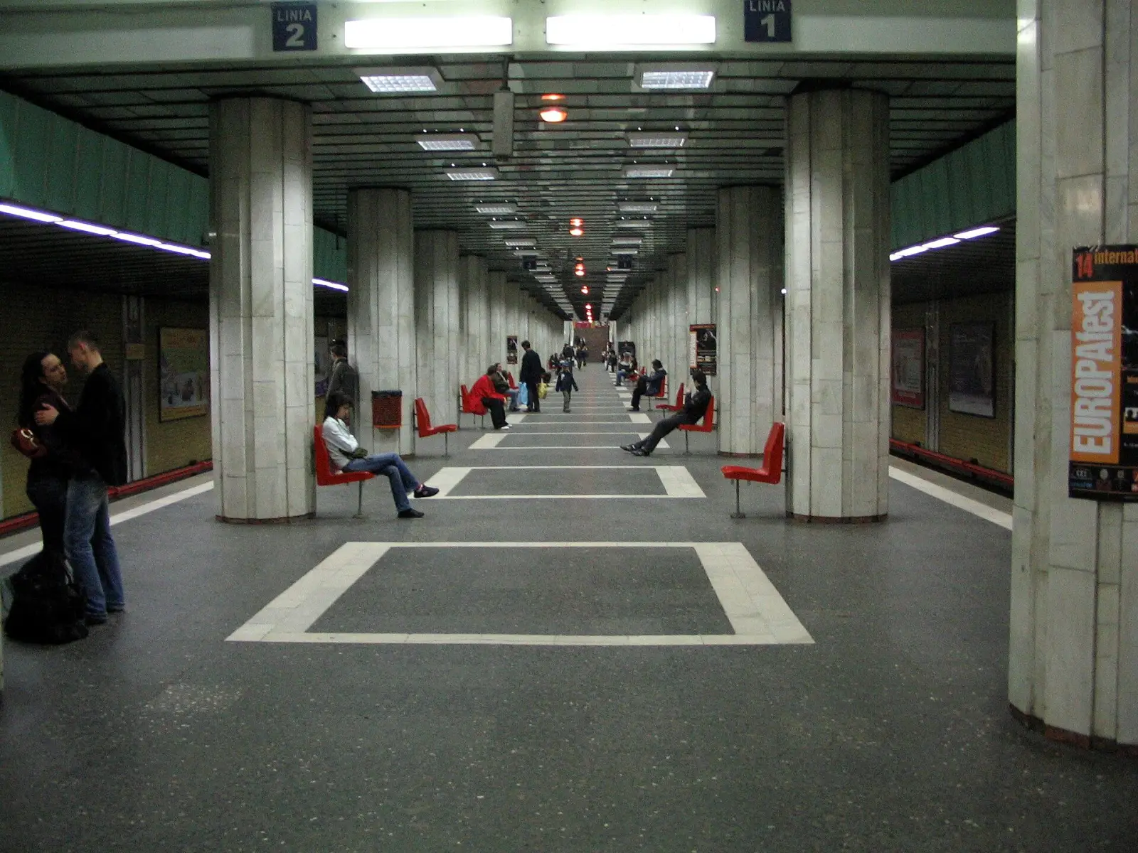 Platform of Nicolae Grigorescu station