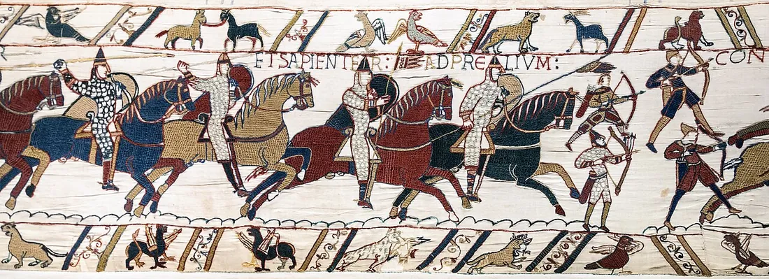 Tapiseria de la Bayeux: evul mediu unde ost e armata
