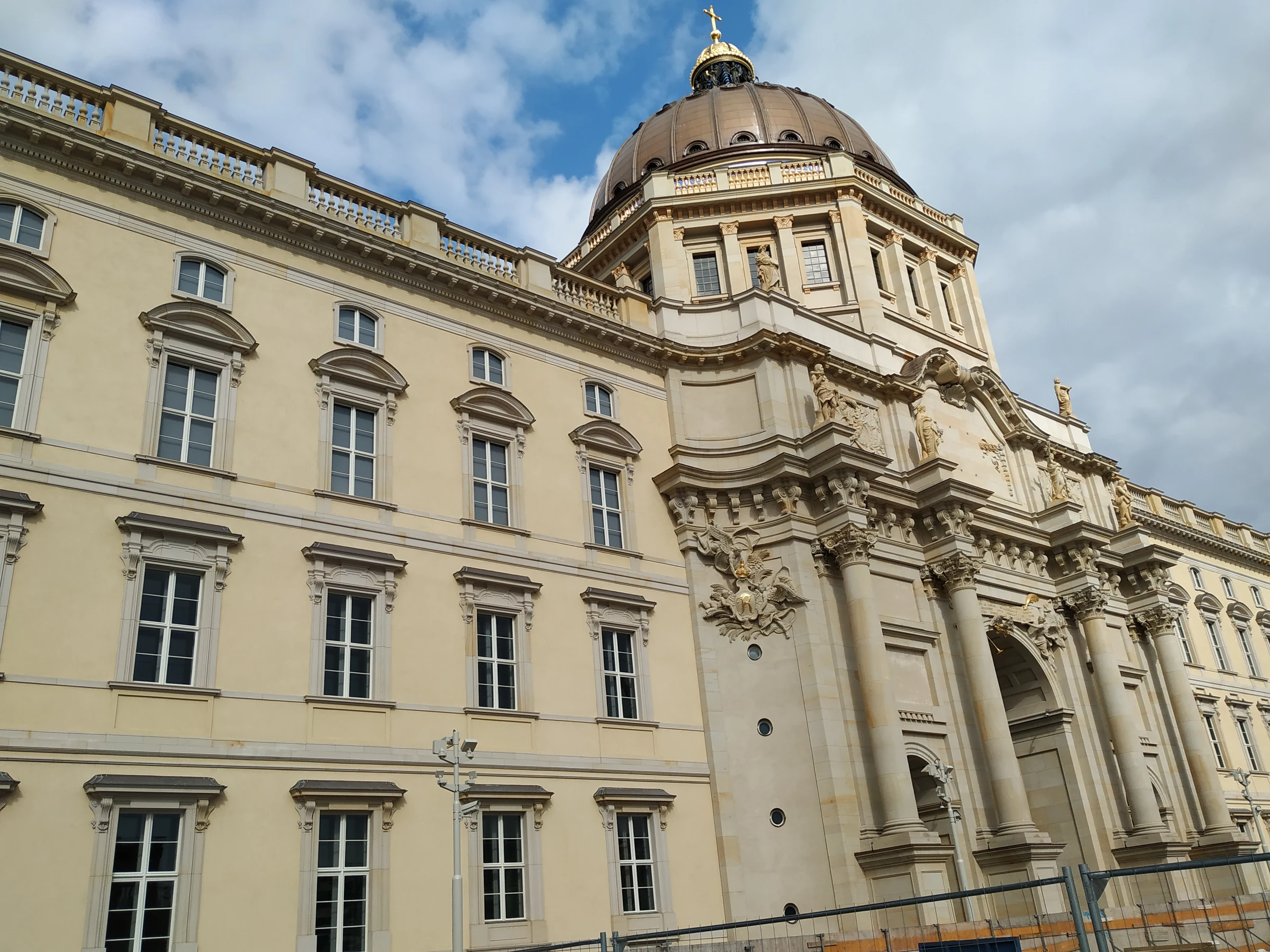 The Humboldt Forum seen from Schlossplatz on the day before its public opening, 19 July 2021.