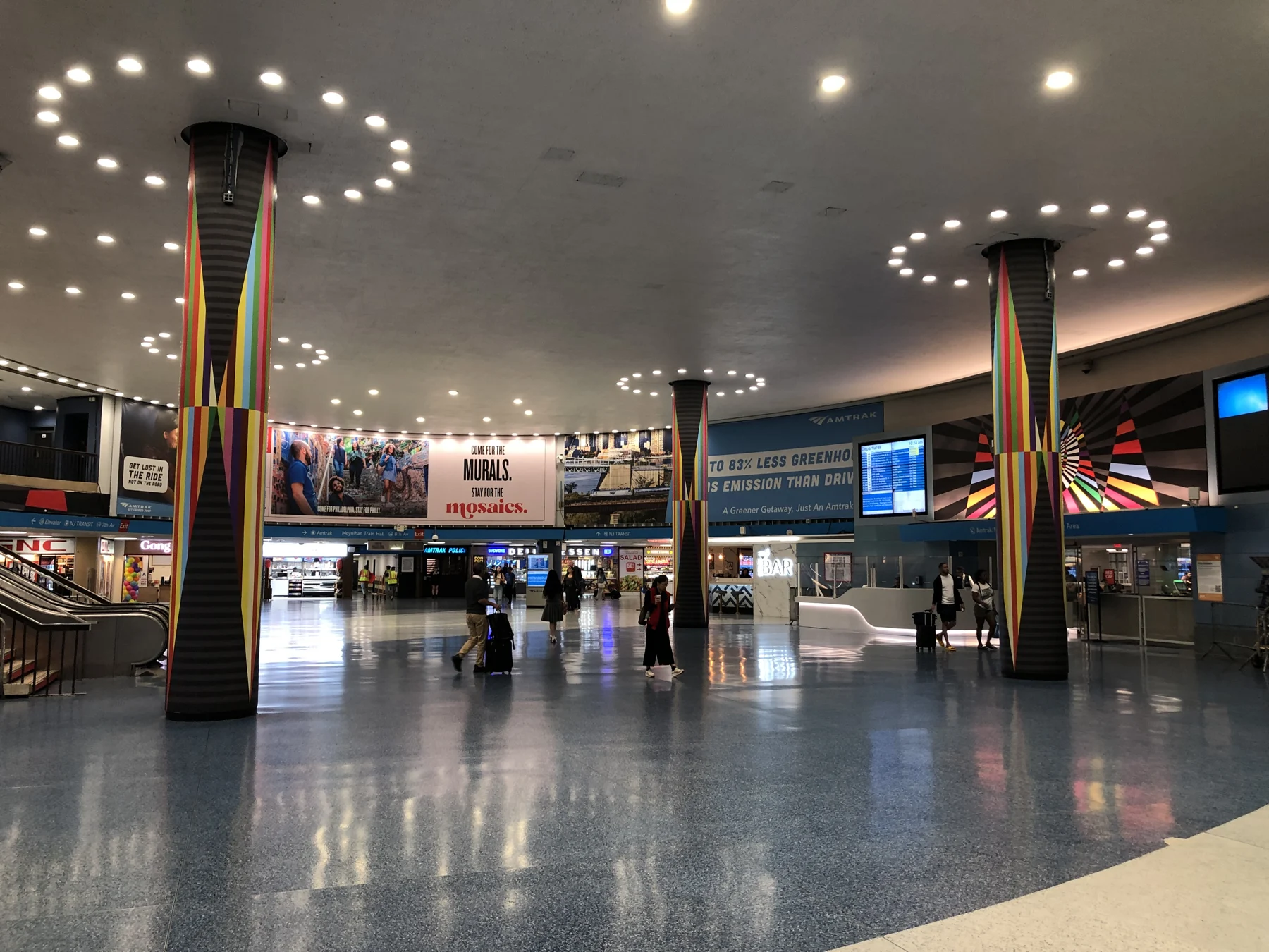 Penn Station interior, 20 May 2024.