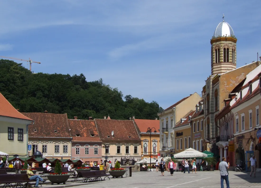 Piața Sfatului, Brașov.