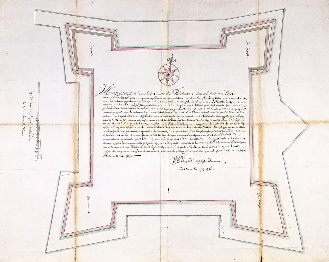 The castle and city of Batavia, now Jakarta: “Fine old Batavia Arrack”, a 1751 notice.