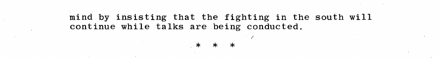 Fragment scanat din buletinul din 28 octombrie 1967: Maurer on His Trip to Hanoi: