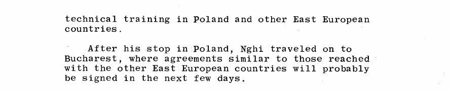 Fragment scanat din buletinul din 10 iunie 1968: Aid to Hanoi: