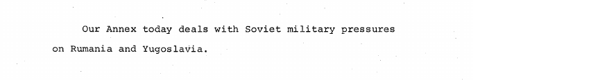 Fragment scanat din buletinul din 29 ianuarie 1969: Soviet Affairs