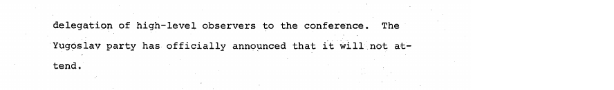 Fragment scanat din buletinul din 2 iunie 1969: Soviet Affairs
