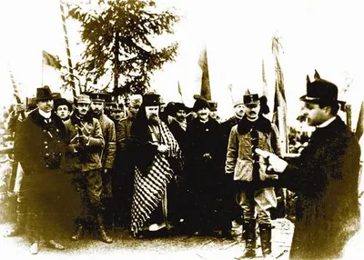 Delegați și participanți la Adunarea Națională de la Alba Iulia în 1918