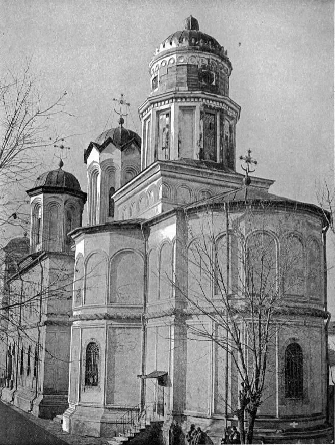 The Văcărești Monastery church