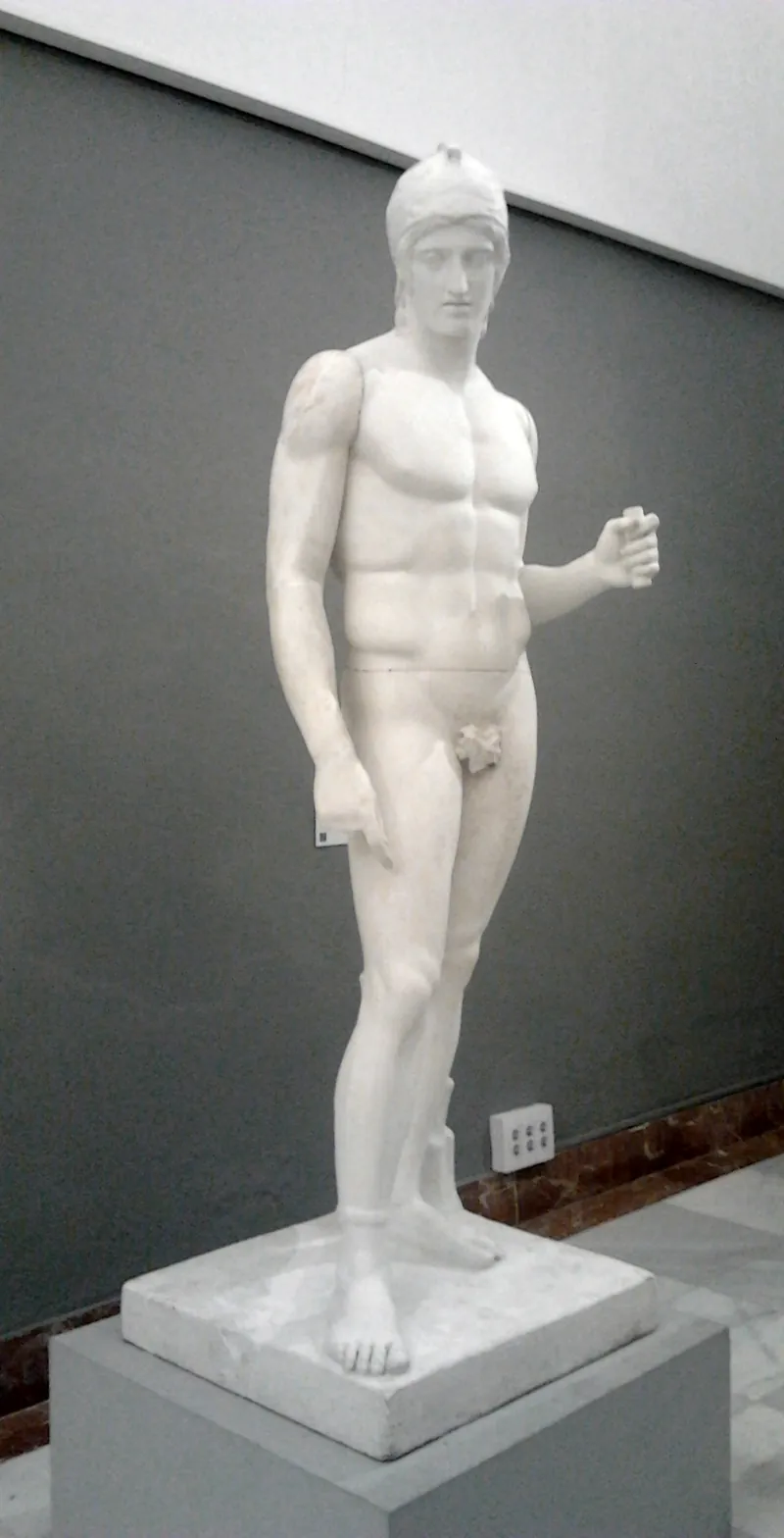 The Ares Borghese: the warlike face of marți (Tuesday).