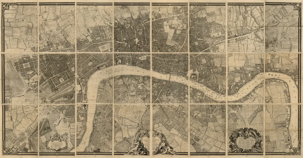 Harta Londrei, 1746