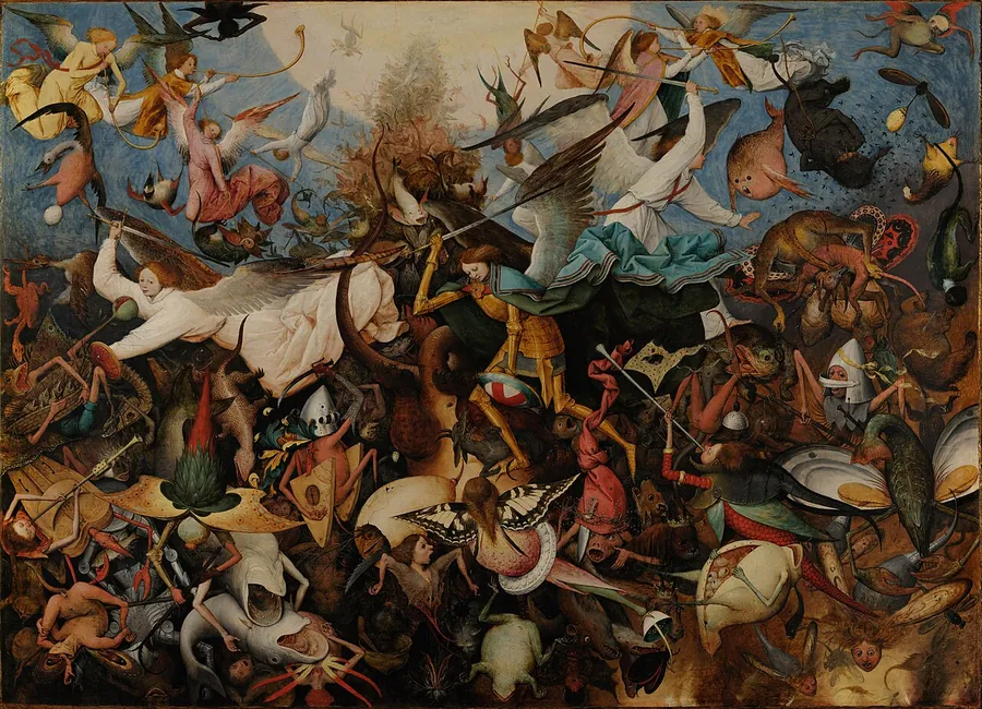 The Fall of the Rebel Angels, Bruegel