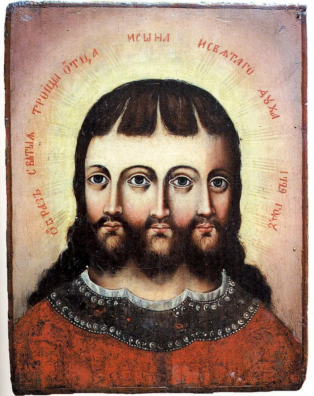 The Holy Trinity icon from 1729