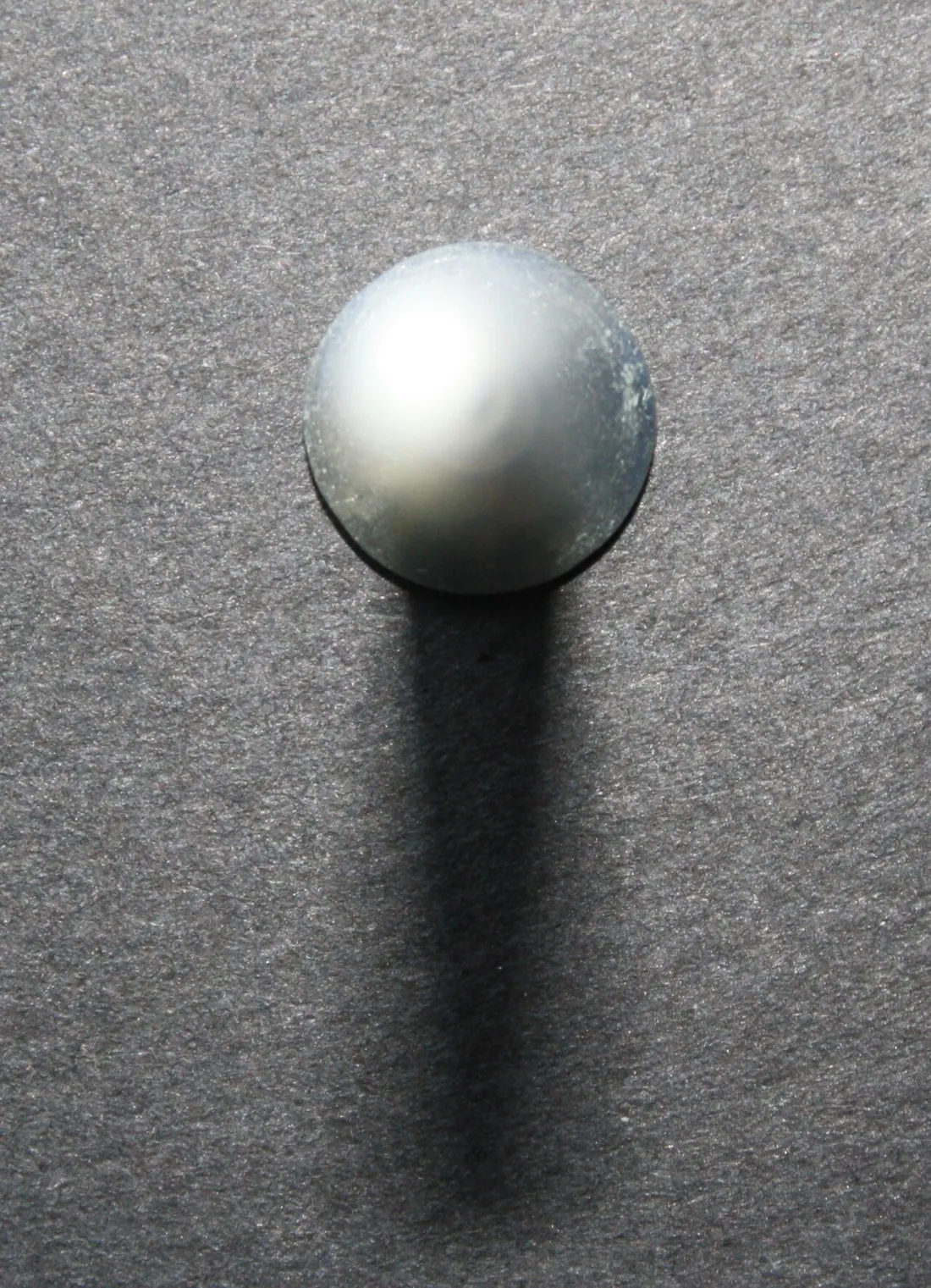 A screw tip seen from close up