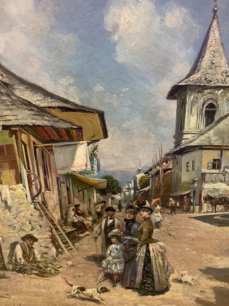 Stradă în Câmpulung, 1890. De aici a scris Neacșu.