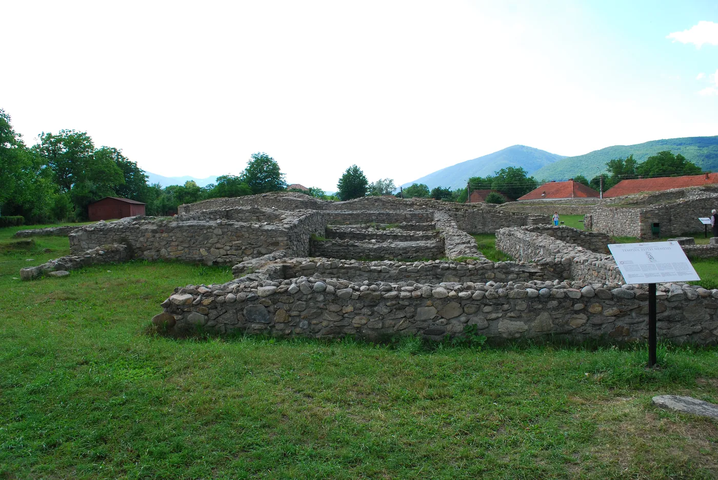 The temple of goddess Nemesis, at the amphitheatre gate